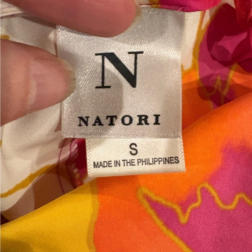 Natori slip dress floral midi sz S - Picture 3 of 4